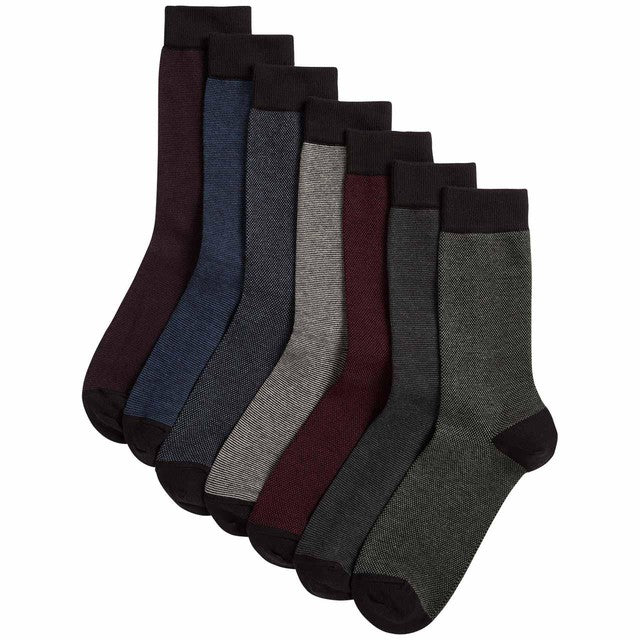 M&S Mens Cool and Fresh Socks in multi designs, size 6-8.5, imported from the UK