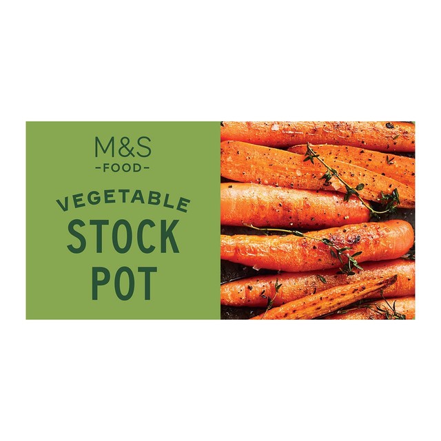M&S Vegetable Stock Pots 4 x 24g, imported from the UK