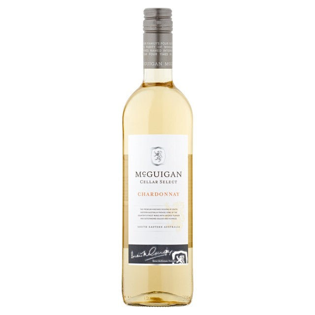McGuigan Cellar Select Chardonnay 75cl, imported from the UK