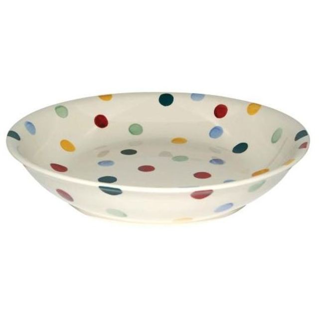 Emma Bridgewater polka dot pasta bowl 23.5cm - British product