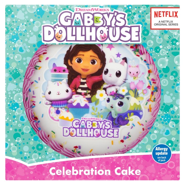 Finsbury Food Group Celebration Cake Gabby's Dollhouse Raspberry Jam 803g, UK version