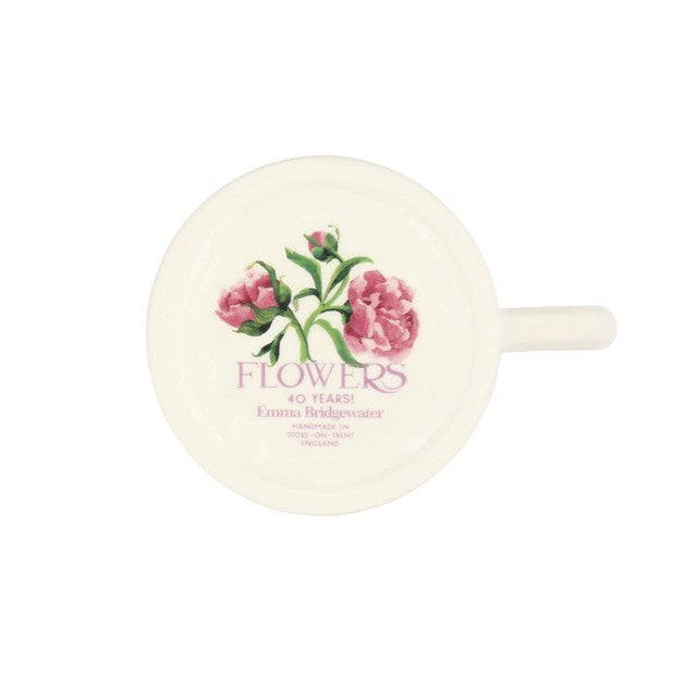 Emma Bridgewater Pink Peony half pint mug, UK version