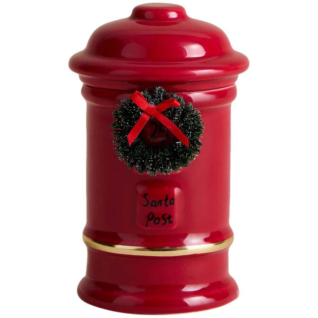 M&S MCC Post Box Candle Red Mix, imported from the UK