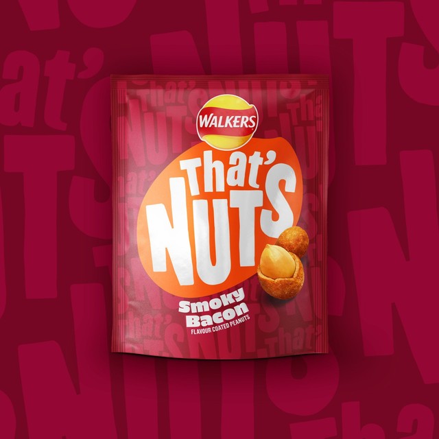 That's Nuts smoky bacon flavour coated peanuts 160g (British brand)