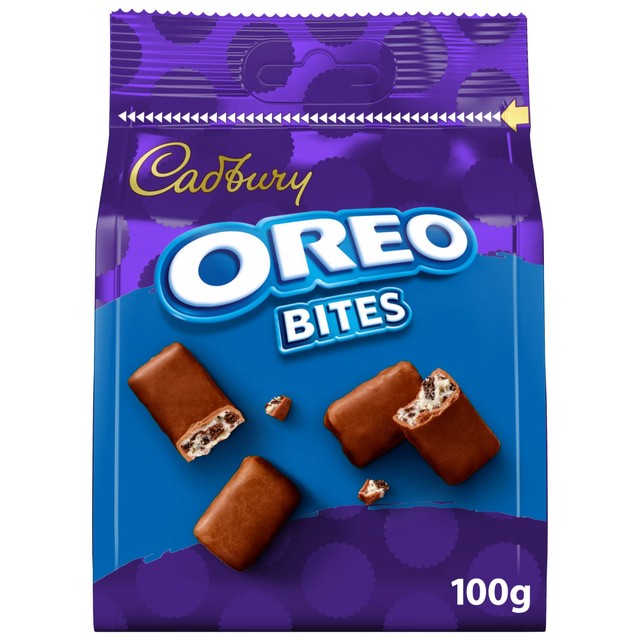Cadbury Dairy Milk Oreo Bites chocolate bag 100g - British product