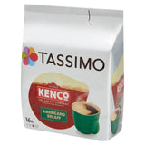 Tassimo Kenco Americano Decaf coffee pods 16 pods (British brand)