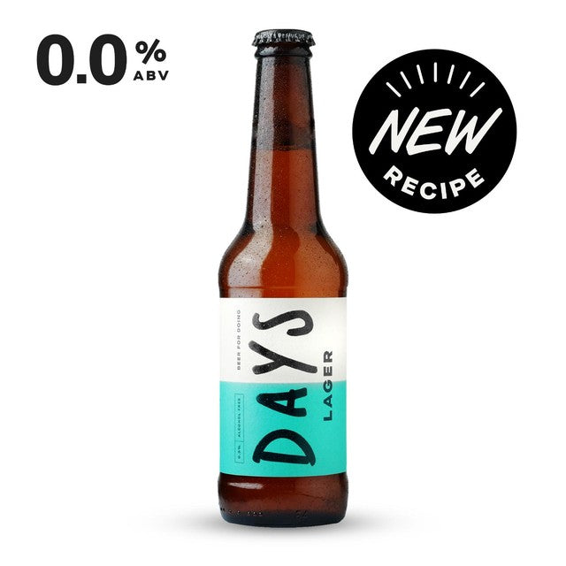 Days alcohol-free lager beer 330ml - British product