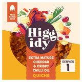 Higgidy crispy chilli oil and mature cheddar quiche 155g, UK version