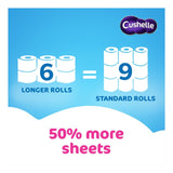 Cushelle original mega toilet rolls 6 pack - British product