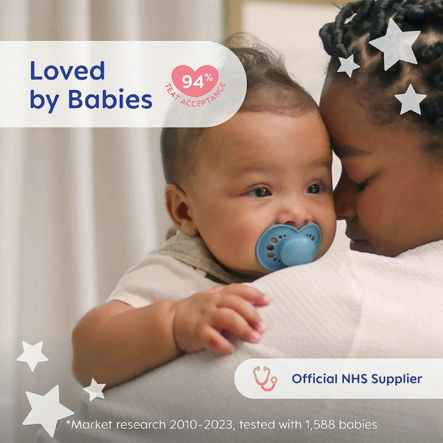 MAM Night Soother 6-18m 2pk, imported from the UK