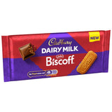 Cadbury Dairy Milk Biscoff biscuit chocolate bar 105g - British product
