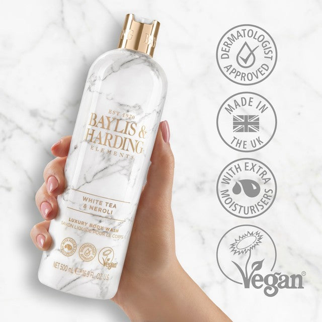 Baylis & Harding White Tea & Neroli body wash 500ml - British product