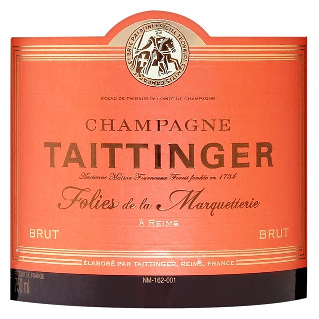Taittinger Folie de la Marquetterie Champagne 75cl (British brand)