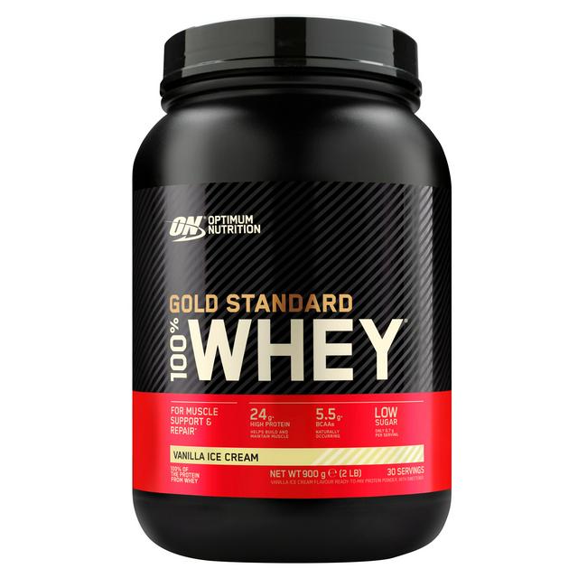 Vanilla Ice Cream Flavour Whey Protein Powder 900g 30 Servings