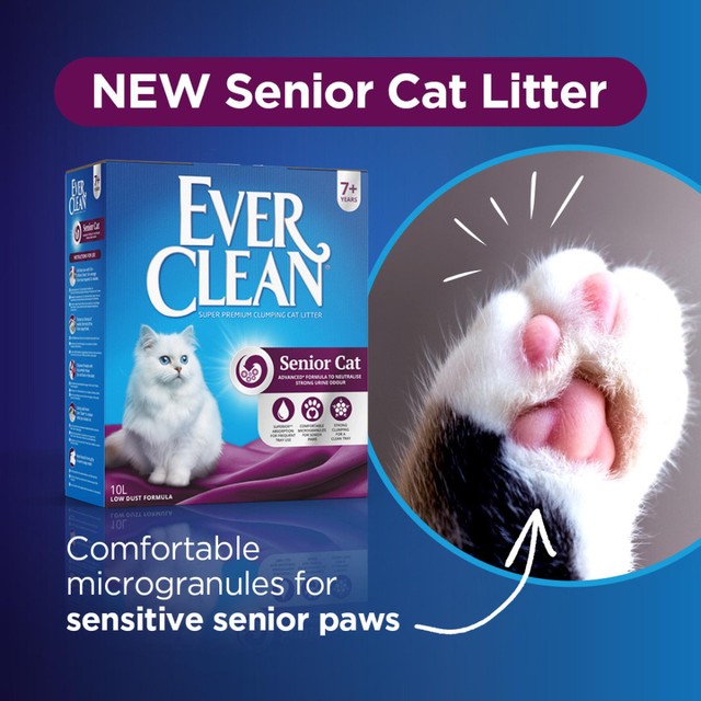 Ever Clean senior cat litter 10L - British product