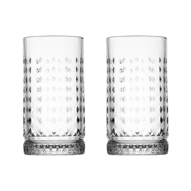 Ravenhead Oxbridge hiball glasses 450ml (British brand)