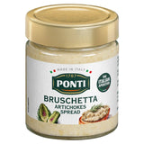 Ponti Bruschetta Artichoke Tapenade 130g, imported from the UK
