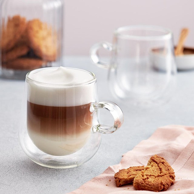 Judge double walled latte glass set 325ml, UK version