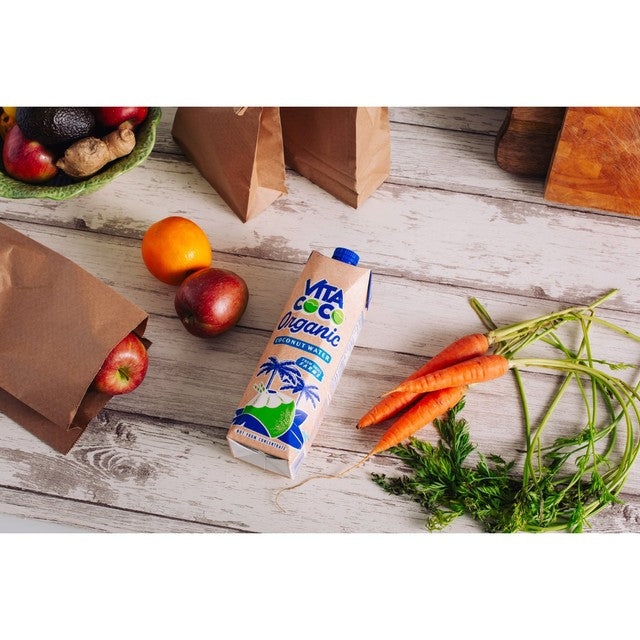 Vita Coco Organic Coconut Water 1L carton (British brand)