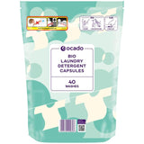 Ocado bio laundry detergent capsules 40 pack, UK version