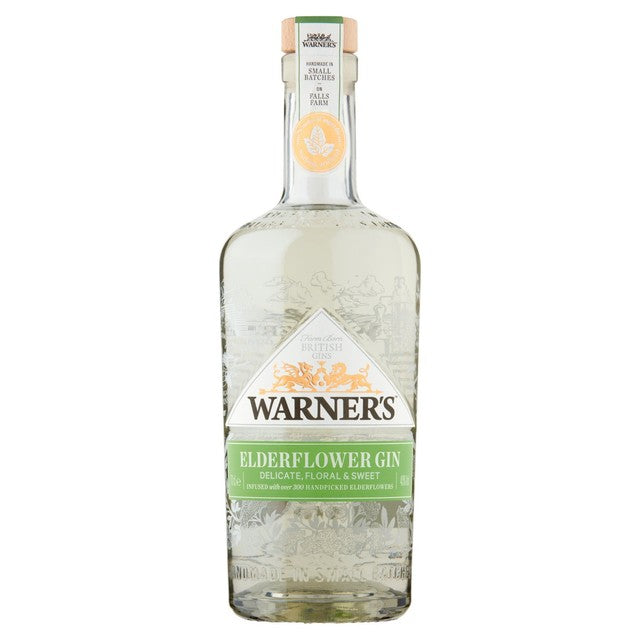 Warner's Elderflower Gin 70cl (British brand)