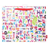 Deva Designs Happy Bright Large Gift Bag, UK version