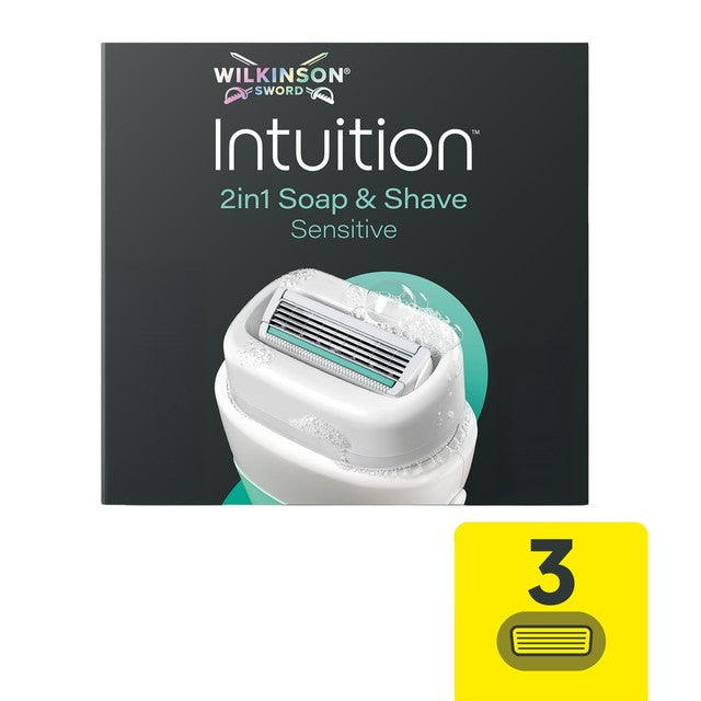 Wilkinson Sword Intuition Sensitive razor refills 3-pack (British brand)