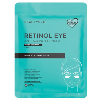 M&S BeautyPro Retinol Under Eye Patches Sheet Masks 3 per pack- Buy online at McGrocer