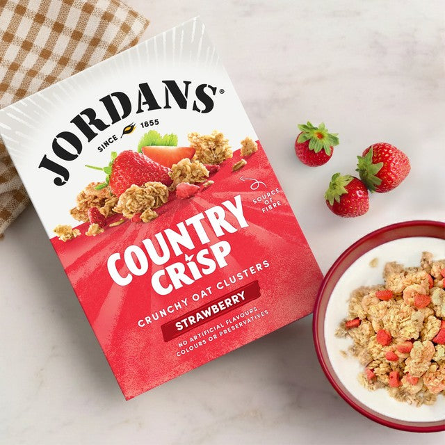 Jordans strawberry cereal clusters 450g, UK version