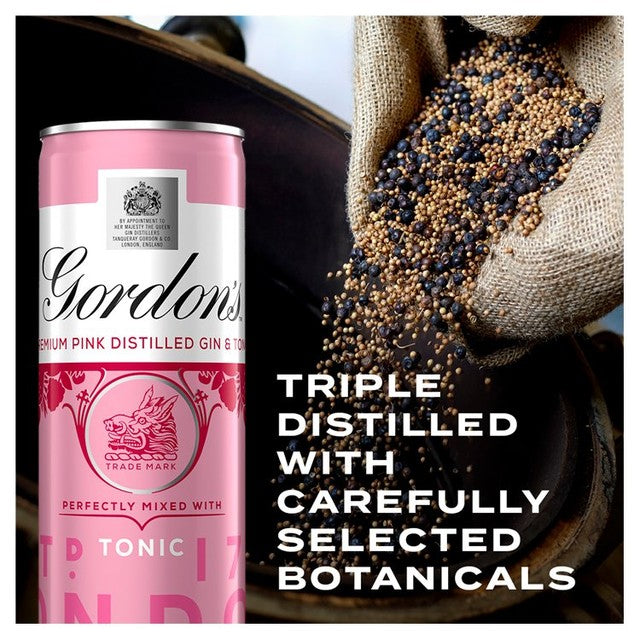 Gordon's Pink Gin & Tonic, 250-ml-Dose, britische Version