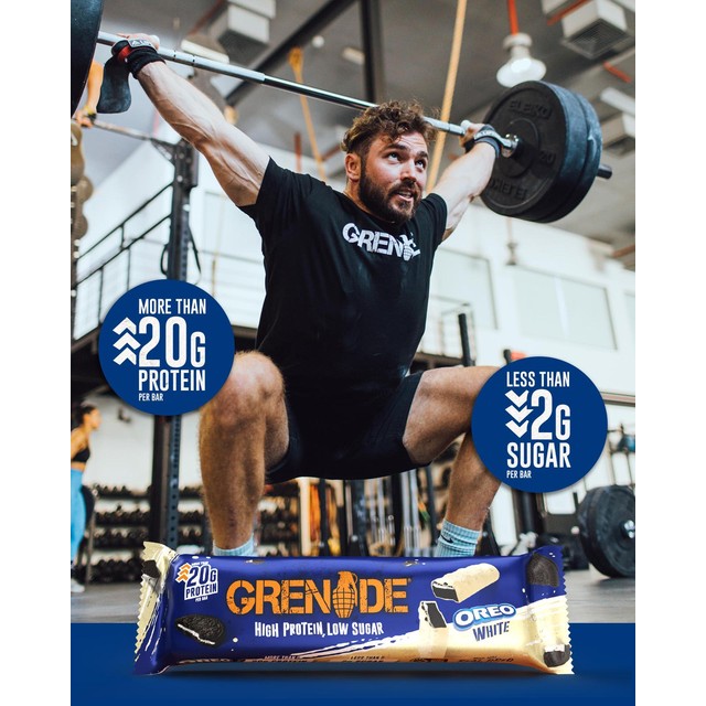 Grenade Oreo White protein bar 60g, UK version