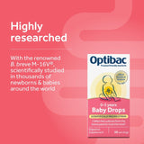 Optibac Probiotics Baby Drops 30 servings, imported from the UK