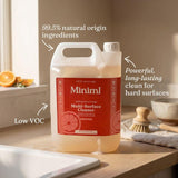 Miniml Multi-Surface Cleaner Blood Orange 5L, imported from the UK