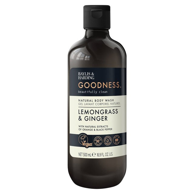 Baylis & Harding lemongrass and ginger body wash 500ml - British product