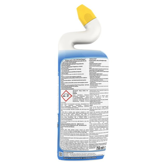 Toilet Duck Marine toilet liquid cleaner 750ml - British product