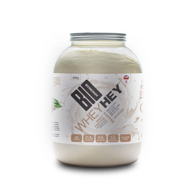 Bio-Synergy Whey Hey Brazilian Coffee protein powder 908g - British product