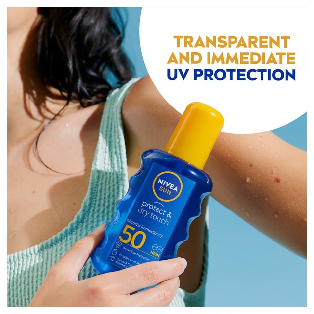 Spray solaire Nivea SPF 50 200 ml, importé du Royaume-Uni