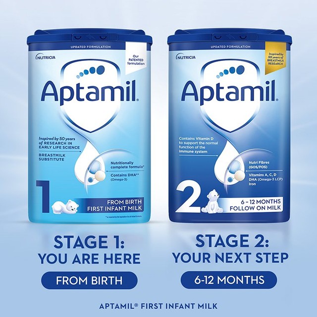 Aptamil first infant milk formula powder 1200g - British product