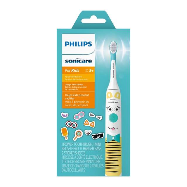 Philips Sonicare for Kids Design a Pet Edition White electric toothbrush, imported from the UK