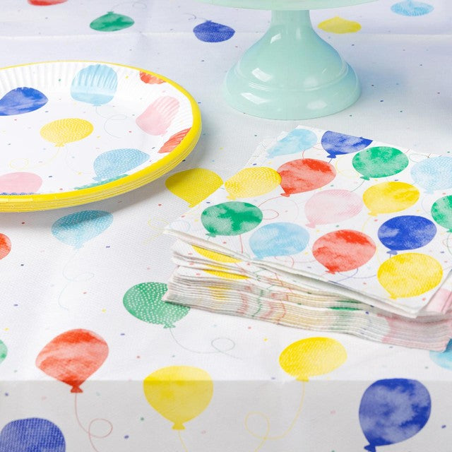 Talking Tables balloon paper party plates 23cm (British brand)