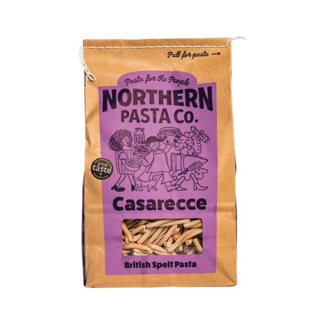 Northern Pasta Casarecce dry pasta 450g, imported from the UK