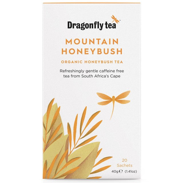 Dragonfly organic mountain honeybush tea 20 tea bags - British product
