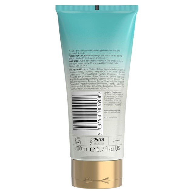 Sanctuary Spa Aqua Serenity body scrub (British brand)