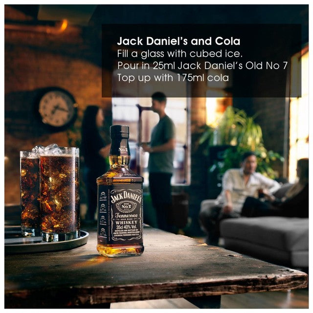 Jack Daniel's Old No. 7 Tennessee Whiskey 35cl bottle, UK version