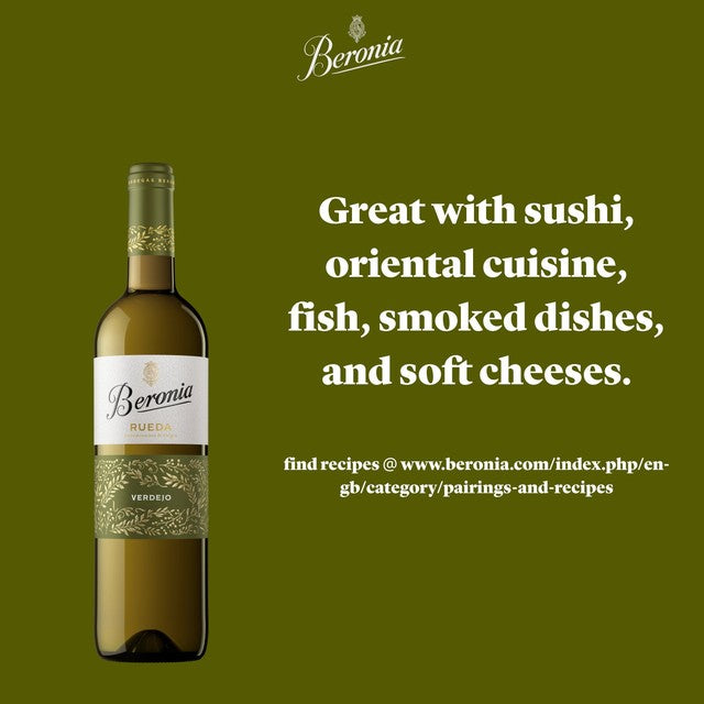 Beronia Verdejo Rueda white wine 75cl - British product