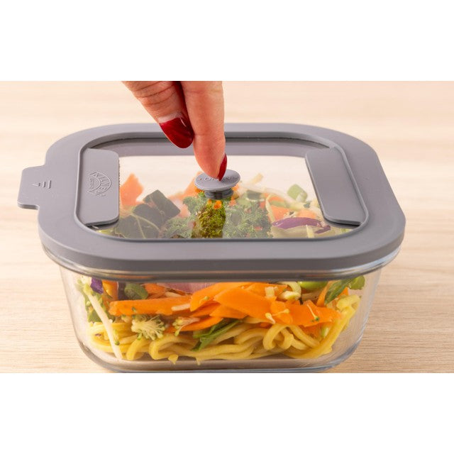 Kilner square glass storage container 0.8 litre, UK version