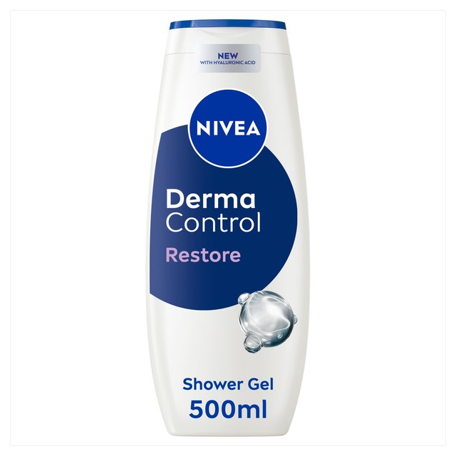 Nivea Derma Control Restore Shower Gel 500ml, UK version