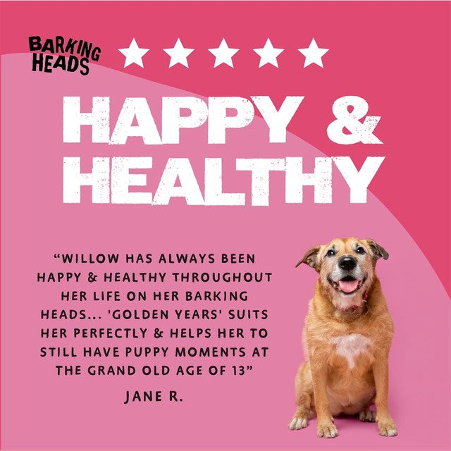 Barking Heads Golden Years dry dog food 2kg - British product