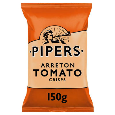 Sainsburys Pipers Arreton Tomato Crisps 150g- Buy online at McGrocer