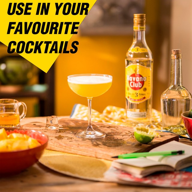 Havana Club 3 Year Old White Rum 70cl bottle, UK version